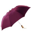 Executive Folding Auto Open Umbrella in Burgundy