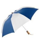 Executive Folding Auto Open Umbrella in Royal/White