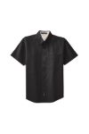 Port Authority Short Sleeve Easy Care Shirts in Black