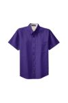 Port Authority Short Sleeve Easy Care Shirts in Purple