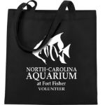 Custom Black Polypro Tote Bag by Adco Marketing