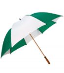 Mulligan 64" Wind Resistant Golf Umbrella in Kelly/White