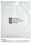 Biodegradable Die Cut Custom Plasic Bags in Clear Frosted