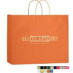 Matte Colored Custom Shopper Bags 16 x 13