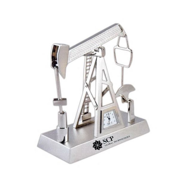 Pump Jack Desk Clocks