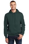 Port and Company Pullover Hooded Custom Sweatshirts in Dark Green