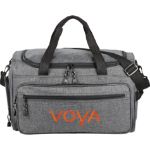 Custom Charcoal Excel Sport Duffel 18 inch by Adco Marketing