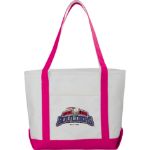 Custom Magenta Boat Tote Bag by Adco Marketing