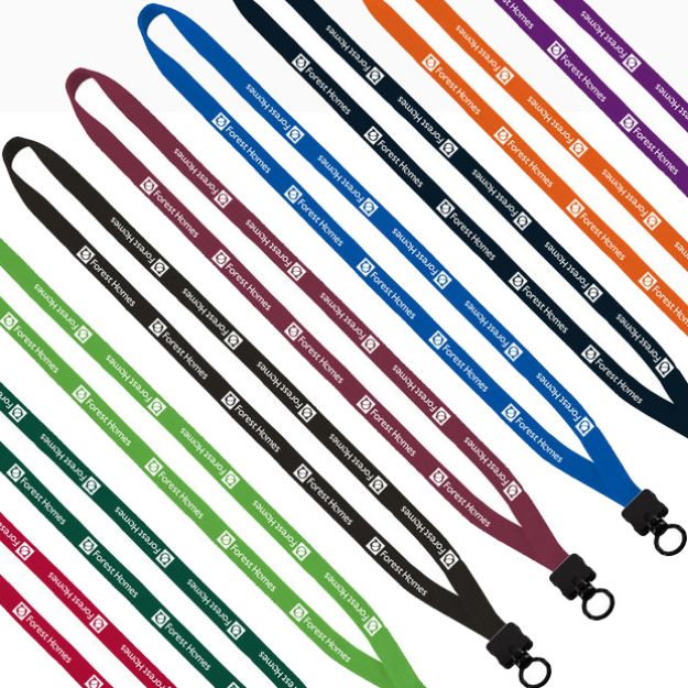 1/2" Knitted Cotton Custom Lanyards