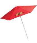 7 ft. Custom Aluminum Market Umbrella Telescopic in Red