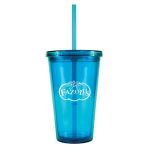 Aqua freedom tumbler with straw