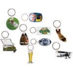 Picture of Soft Vinyl Shaped Key Tags on Sale