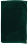 Hunter Green Platinum Terry Velour Golf Towel customized with your logo by Adco Marketing