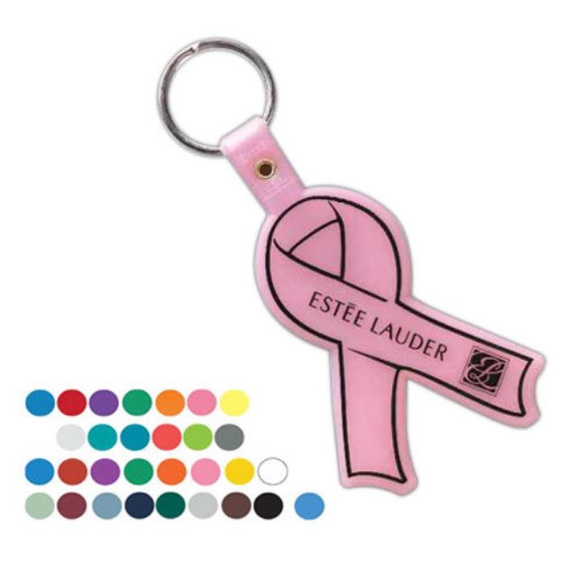 Awareness Ribbon Flexible Key Tag