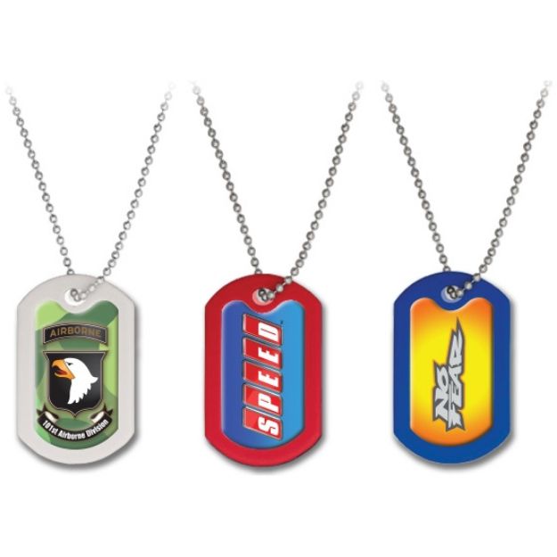 Custom Dome 4 Color or Full Color Dog Tags