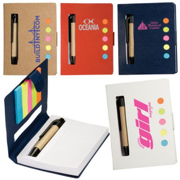 Sticky Jotter Pen Set