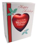 Heart ornament standard holiday gift box