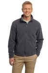 Gray fleece jacket