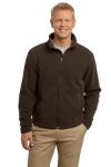 Chocolate brown fleece jacket