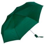 Executive Mini Folding Umbrella in Hunter Green Auto Open and Close