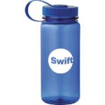 Royal blue custom water bottles