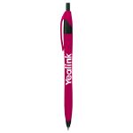 Cougar Contoured Retractable Ballpoint Pen in Maroon W/ Black Trim