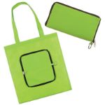 Zippin Foldable Tote Bag Lime Green