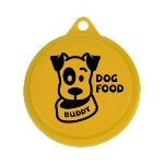 Custom Pet Food Can Lids in Yellow