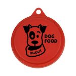 Custom Pet Food Can Lids in Red