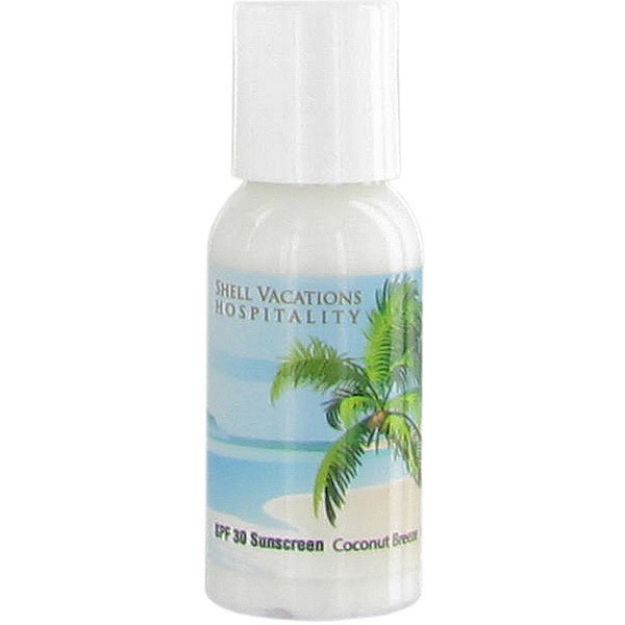 1 oz Custom Sunscreen SPF 30 with custom full color label