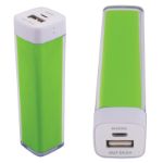 Lime green promotional power banks