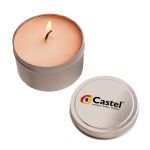 Custom Soy Candle Tins - 4 oz Orange