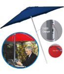 Solar USB Market Umbrella in Navy