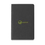 Black moleskin pocket notebook