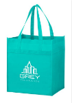Y2K Heavy Duty Non Woven Tote Bags in Teal
