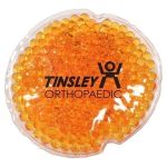 Round Aqua Pearls Hot and Cold Ice Pack Orange