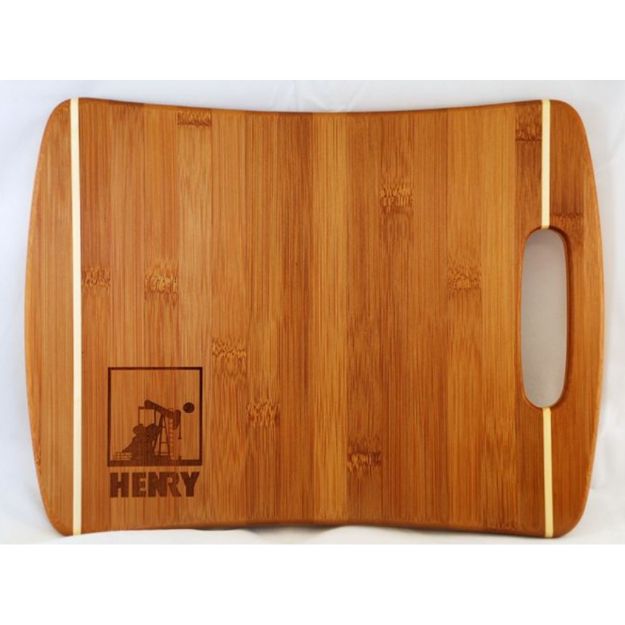 Custom Cutting Board Elegant Style with Handle Large Size