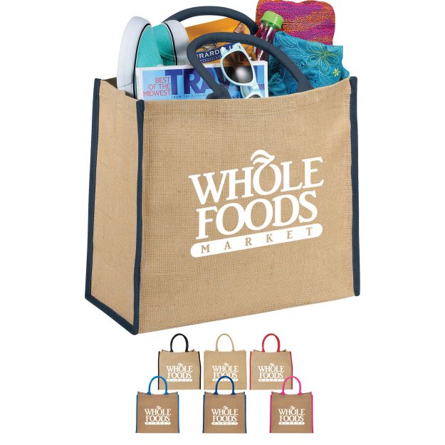 Jute Shopper Totes and Tote Bags for Trade Shows