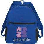 Royal Blue Park City Non-Woven Budget Backpack customized