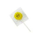 Yellow Junior Ad Promotional Lolipop customized