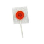 Orange Junior Ad Promotional Lolipop customized