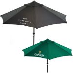 Music Market Umbrella with your custom logo - built in bluetooth speakers