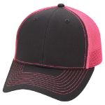 Neon Mesh Trucker Cap Pink