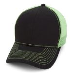 Neon Mesh Trucker Cap Green