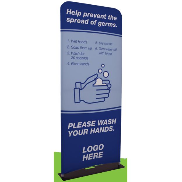 3' EuroFit Banner Display Kit - Great for Covid-19 Signs