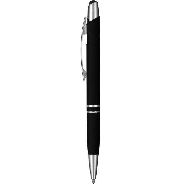 Carson Soft Touch Ballpoint Stylus Black