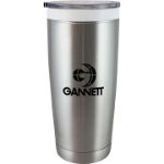 Custom Vacuum Tumbler with CeramiSteel Strength, 22 oz Capacity, Acrylic Press On Lid, Stainless