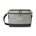 Custom Deluxe Goodwin Insulated Soft Cooler with Built In Zippered Placemat, Gray