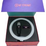 McStreamy Light and Mic Shown in Box