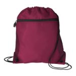 Mesh Pocket Drawcord Maroon